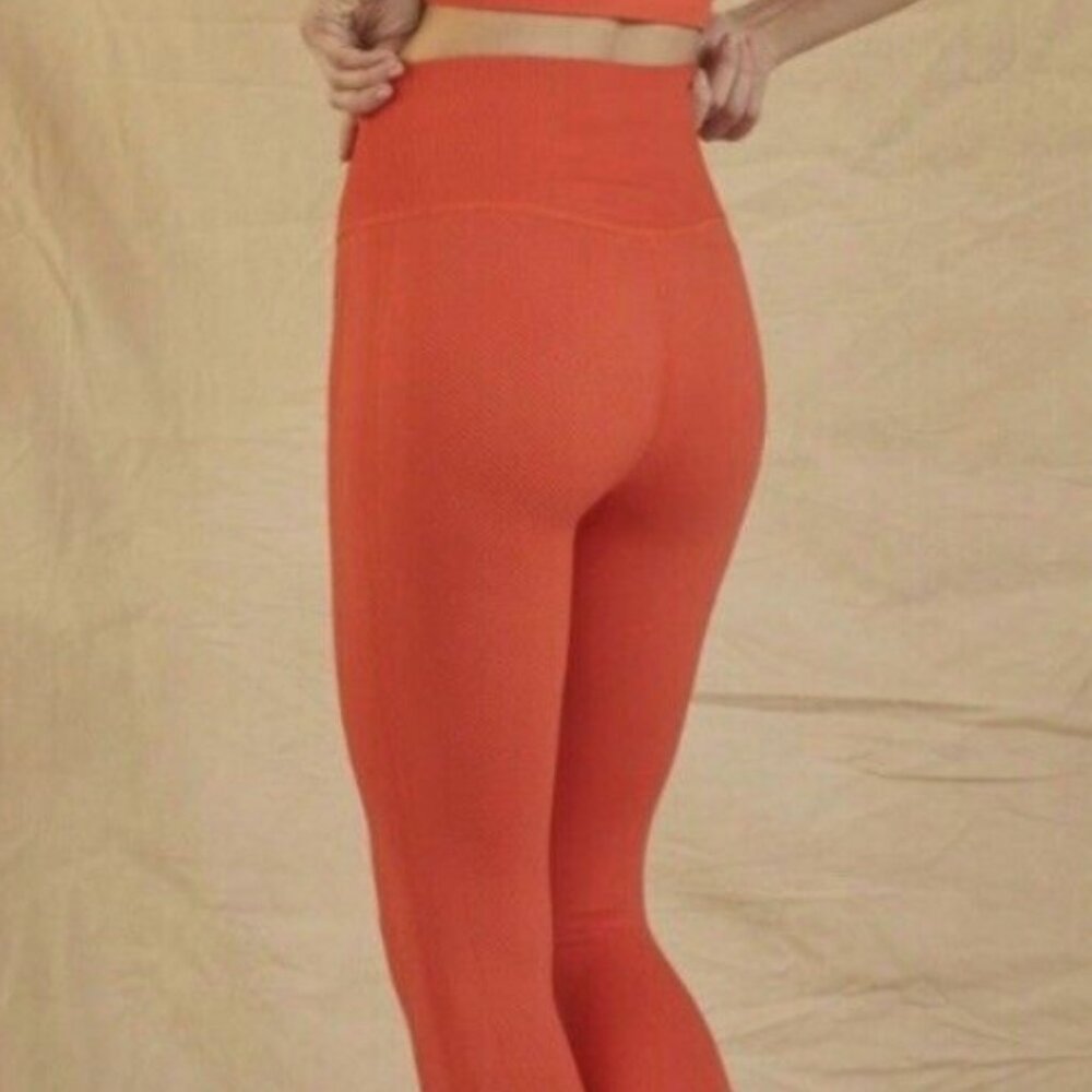 Free People Free Throw Movement Ripe Persimmon Leggings - Picture 3 of 3
